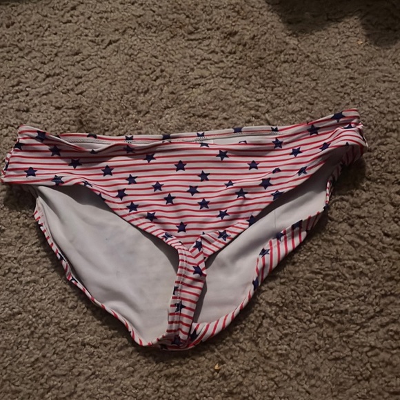 Red white and blue swimsuit bottoms - Picture 1 of 2
